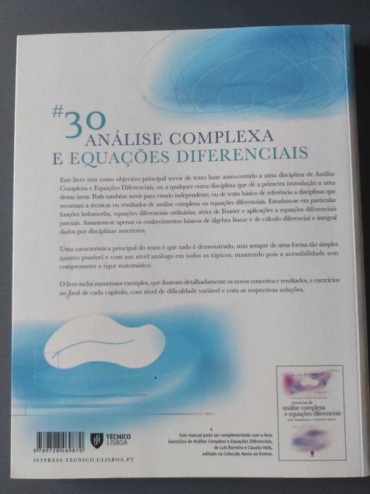 Livro "Análise Complexa e Equações Diferenciais"64739983257217121