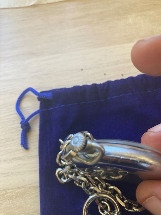 Relógio de Bolso Lip francês modelo Standard antigo com corrente