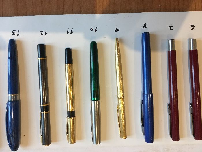 Canetas/esferográficas Parker, Waterman + tintas