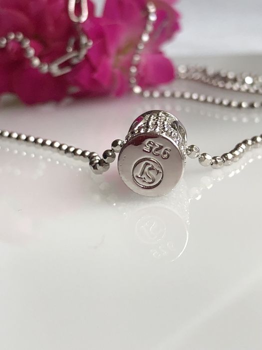 Срібна Цепочка з кулоном Sif Jakobs, (Thomas Sabo, Xenox) цирконій