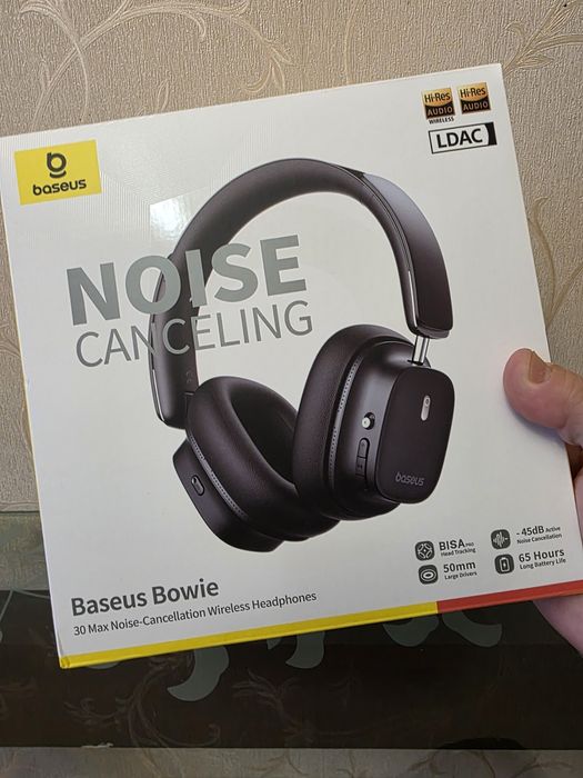 Бездротові Bluetooth навушники Baseus Bowie 30 Max Noise