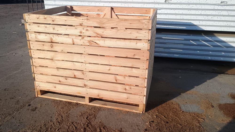 Palety skrzynie skrzyniopalety drewniane do warzyw * Każdy wymiar *
