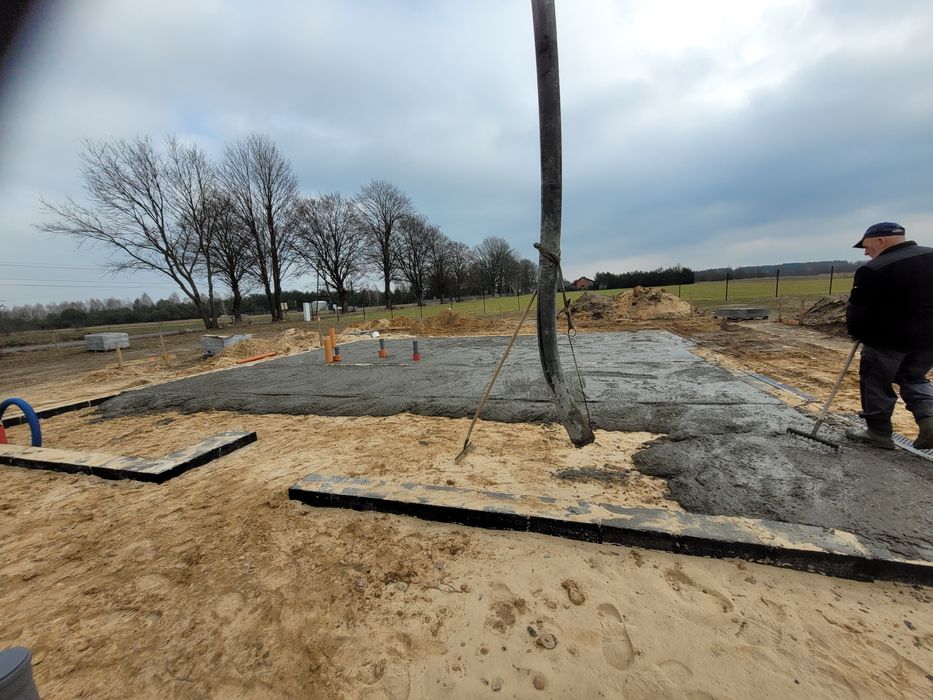 Wylewki betonowe, wylewki pod garaż, chudziaki, fundamenty.