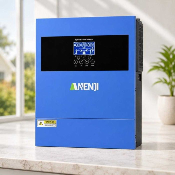 РОЗПРОДАЖ|Комплект резервного живлення Інвертор Anenji WiFi 24 В + 2 акумулятора 12V 100Ah