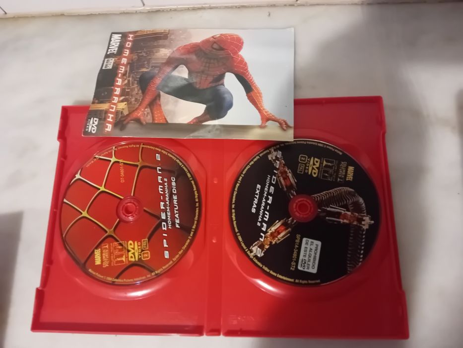 Conjunto de 3 Dvds Homem Aranha