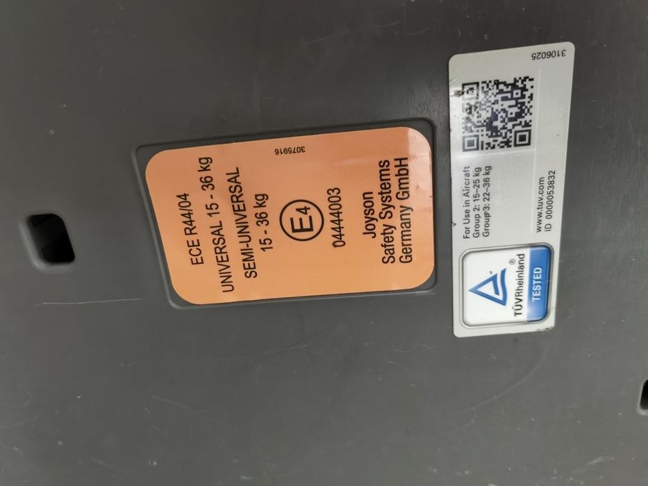 Fotelik Takata MAXI 15–36 kg