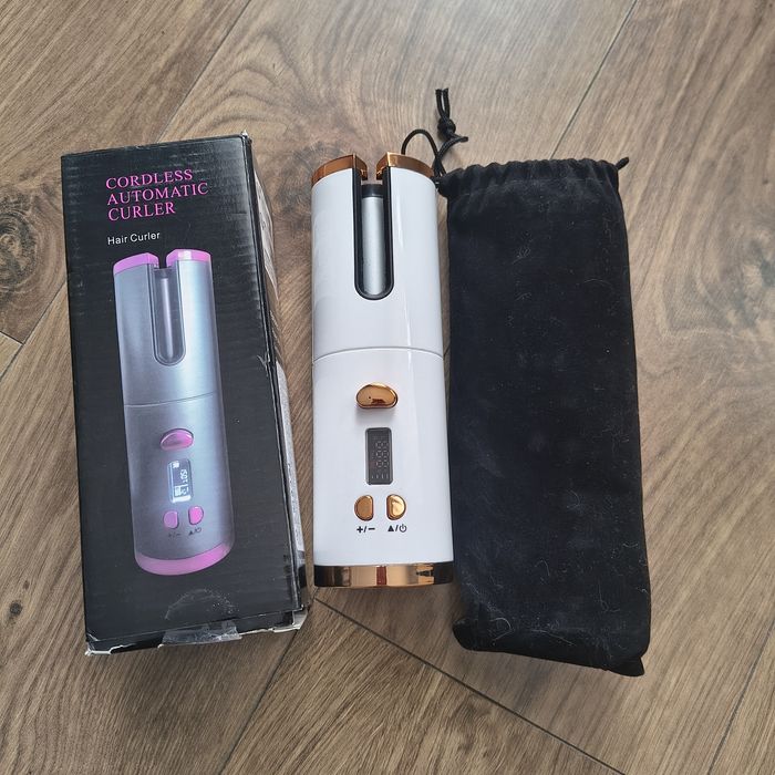 Bezprzewodowa lokówka z automatycznym obrotem hair curler nowa