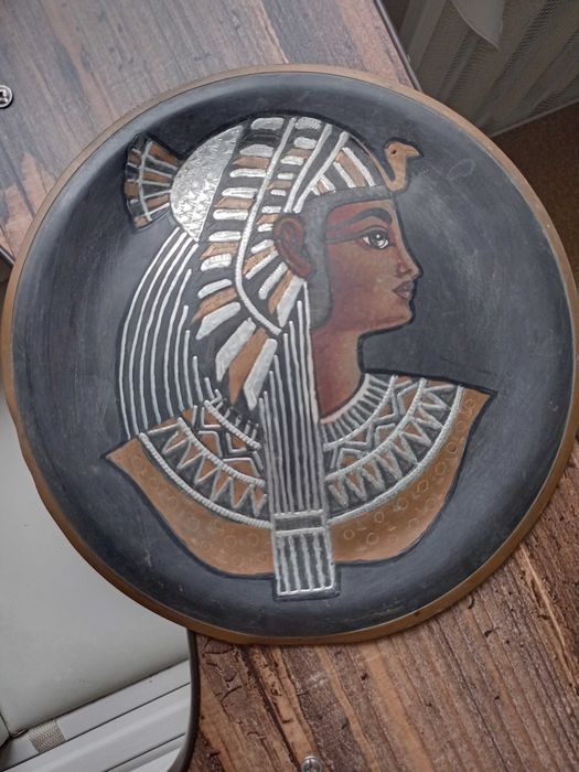 Декоративна настінна тарілка Нефертіті