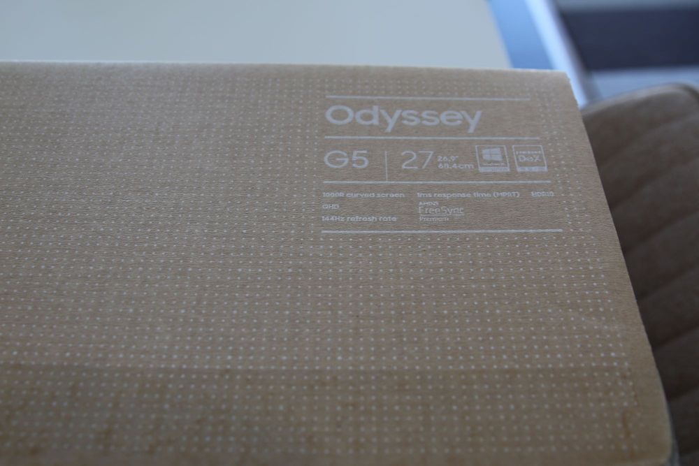 Monitor Samsung Odyssey G5 27 Polegadas Curvo 2560x1440 144Hz