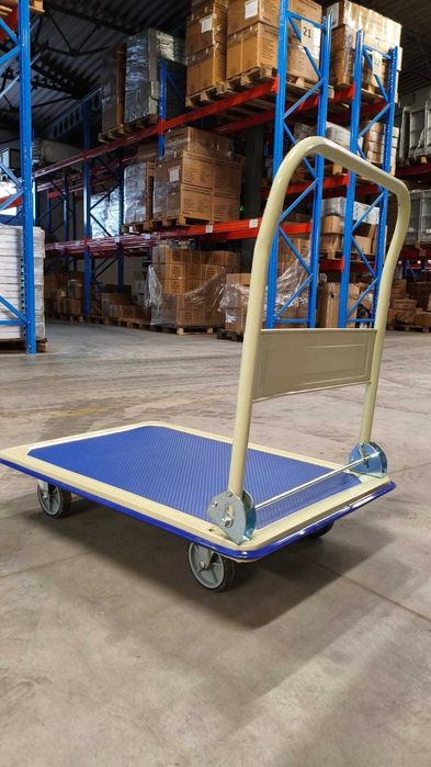 Składany wózek PLATFORMOWY TRANSPORTOWY magazynowy 300kg - używany