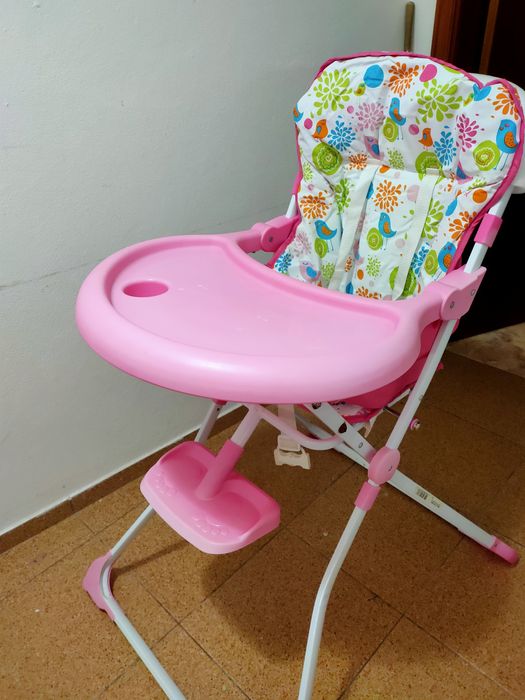 Cadeira bebe rosa