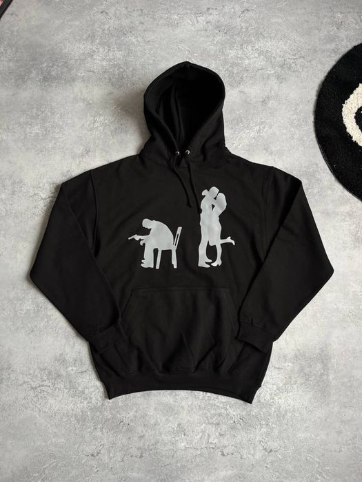 Кофта  Y2K Prada live2dye чорный / худи у2к