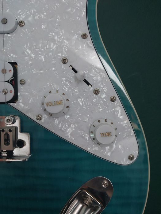 Gitara Aria pro2 + wzmacniacz + efekt
