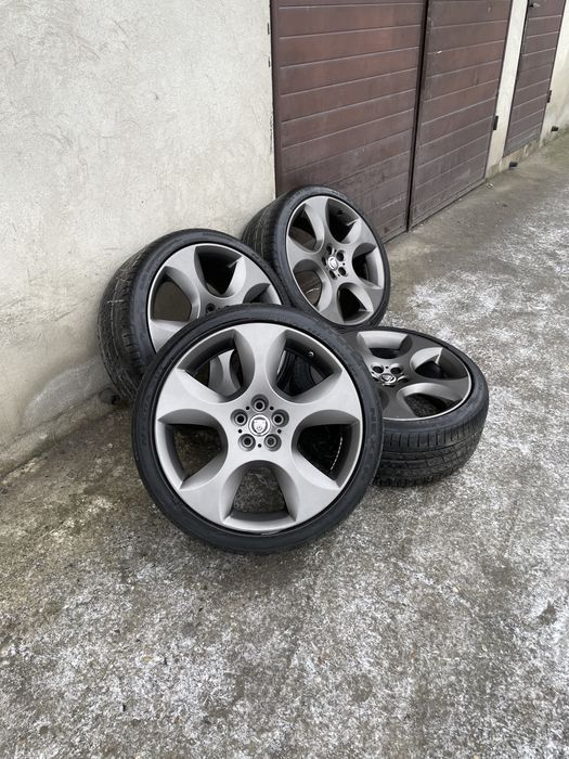 (194)Koła, Felgi 5x108 20” Jaguar XF, Grafit, Ładne opony