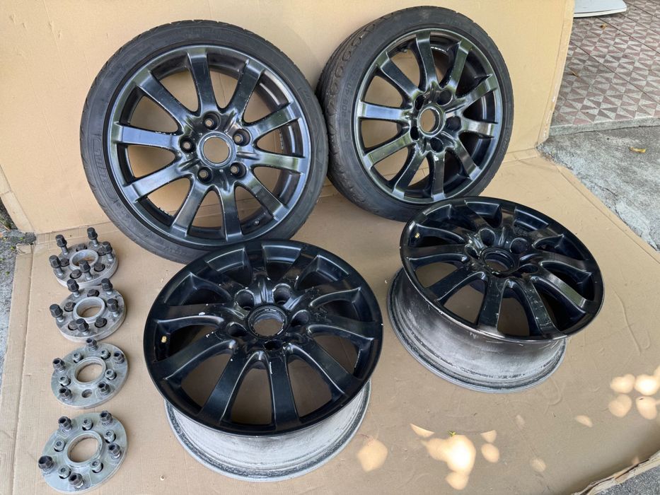Jantes Porsche Cayenne com conversores para 5x100