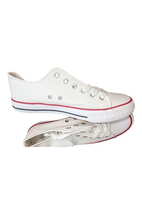 Klasyczne białe trampki rozmiar 40