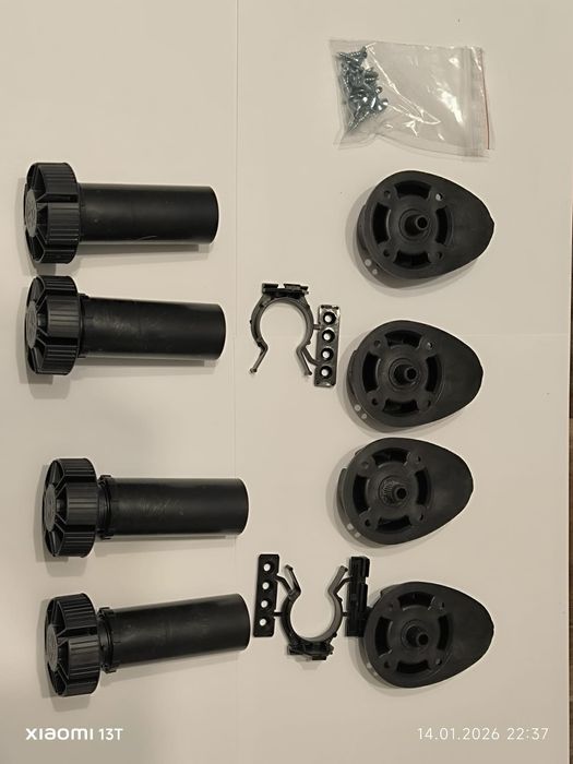 Nóżki, Nogi Kampo H100 12 szt.  do mebli kuchennych