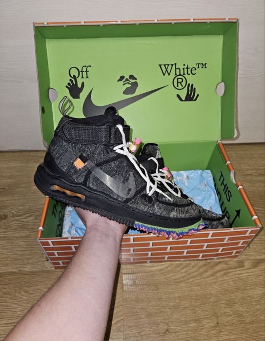 Nike x Off-White Air Force 1 Mid SP Black Orignal