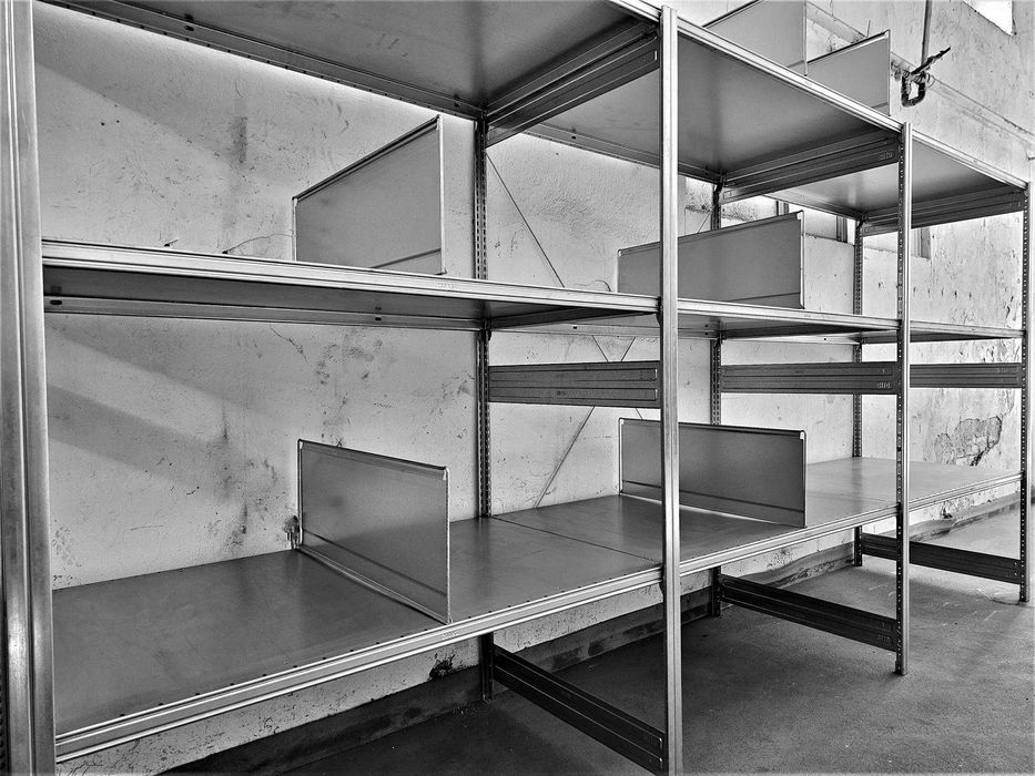 Regał Metalowy 82x200x306cm Magazyn Ocynk Półka Garaż Piwnica Warsztat