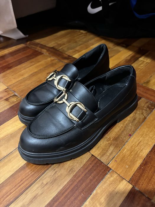 Лоферы искусивенная кожа