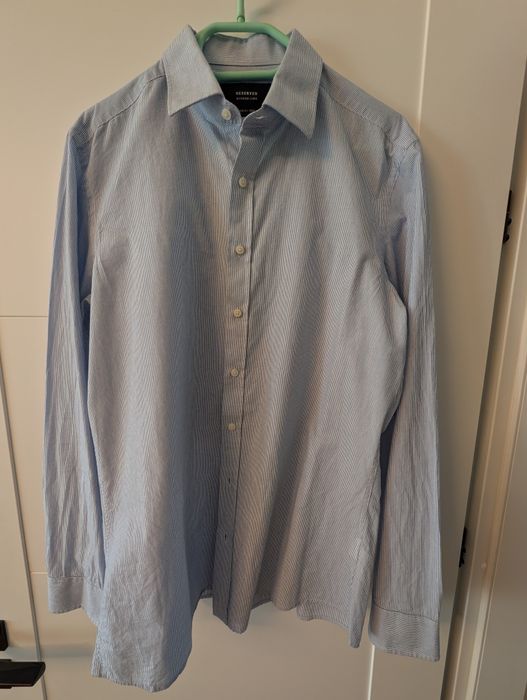 Koszula męska Reserved elegancka długi rękaw slim fit 41/L