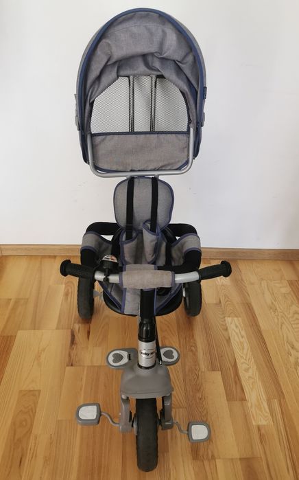 Rowerek trójkołowy, Baby Mix, Rapid, szary