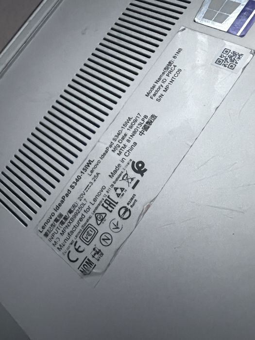 Uszkodzony laptop lenovo ideapad s340 luxusowy