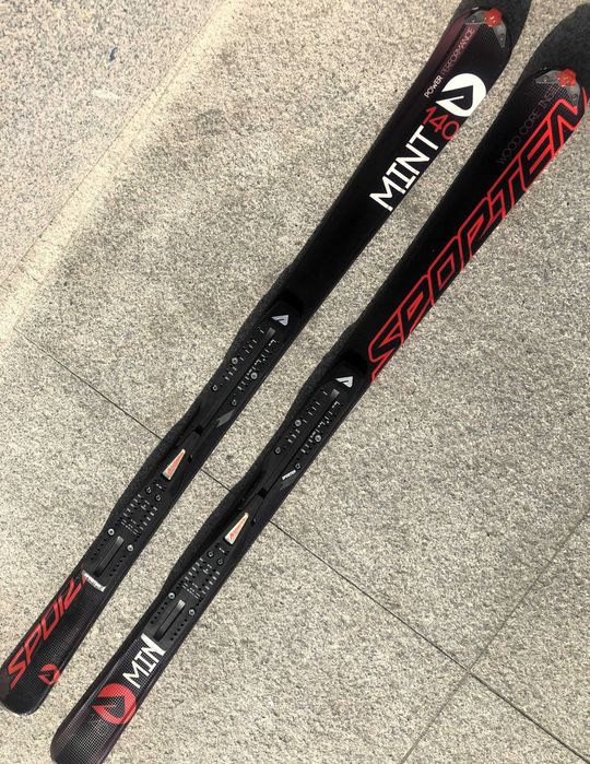 Nowe, drewniane narty Sportem MINT 140 cm + wiązania TYROLIA SL 70