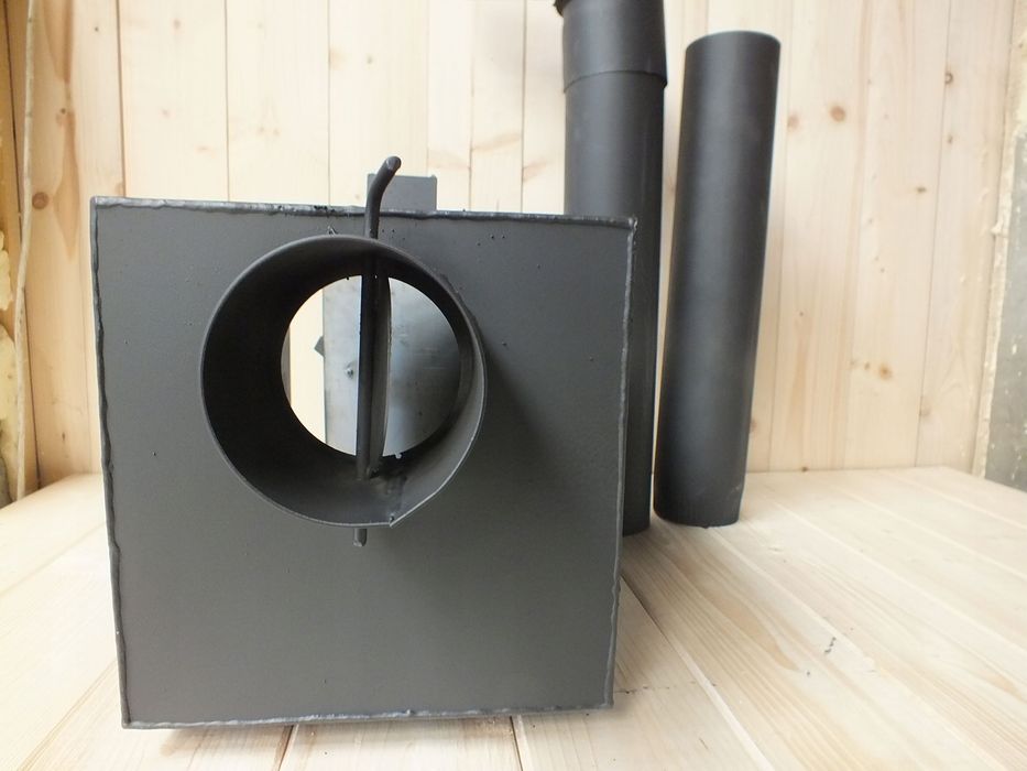 Zestaw do wędzarni 40 cm palenisko, rury, kolano