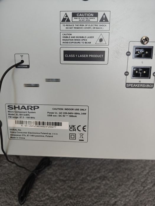 Wieża Sharp XL-B512