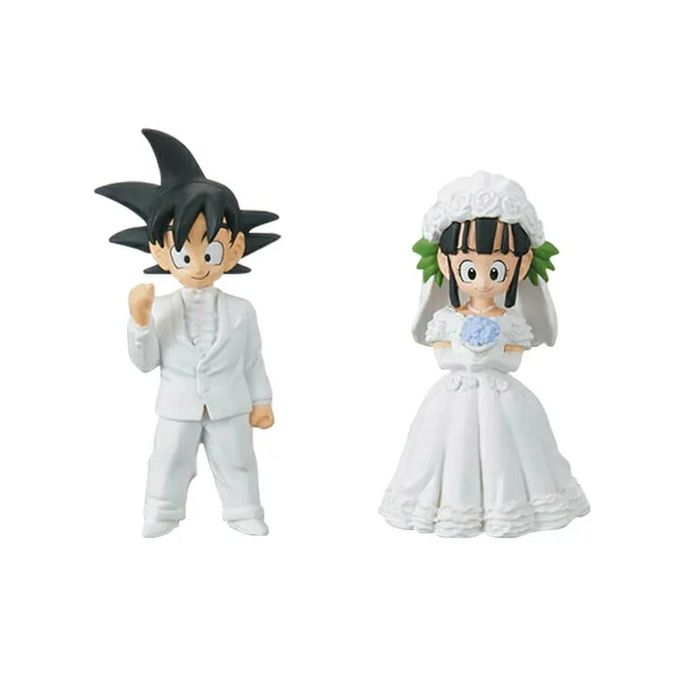 Figuras Casamento Son Goku e Kika