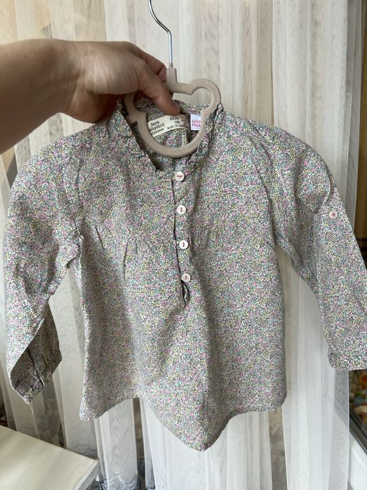 Лосини лео та сорочка zara для дівчинки 12/18