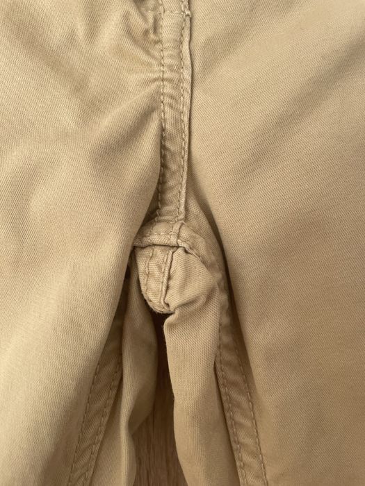 Spodnie Tommy Hilfiger S M chinosy beżowe piaskowe modne eleganckie