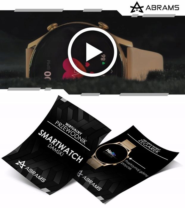 Smartwatch Zegarek Damski Wodooporny Pl Menu Rozmowy Smart Watch 4 Pas