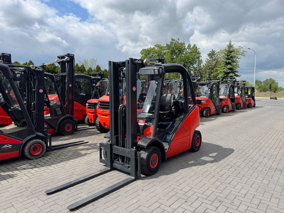Wózek widłowy Linde H25D-01 2011 rok TRIPLEX diesel 129