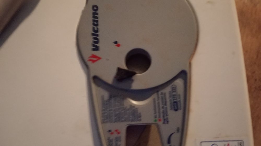 Esquentador Vulcano,, botija, adaptador e manqueira