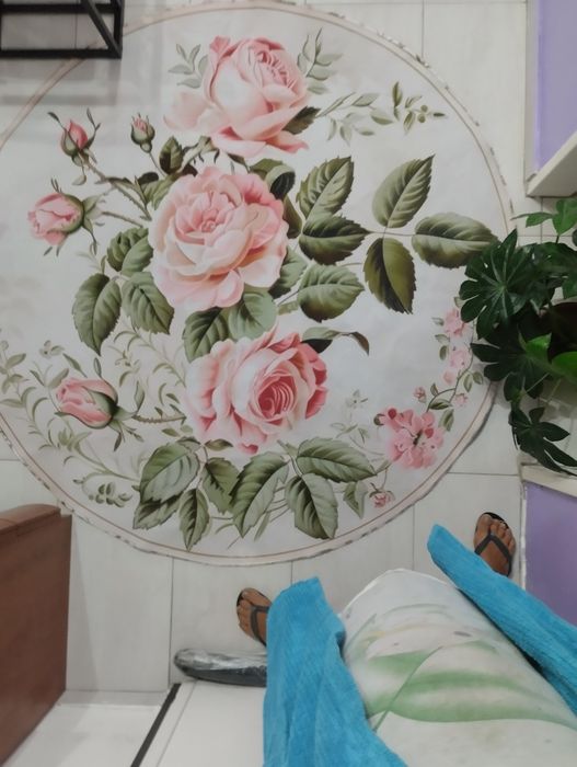 Tapete Tema Rosas sem pelo