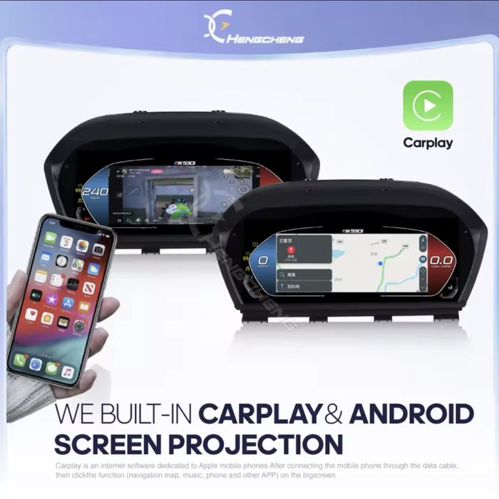 CarPlay Приборная панель Led BMW F series f15 f30 f10 Цифрова приборка