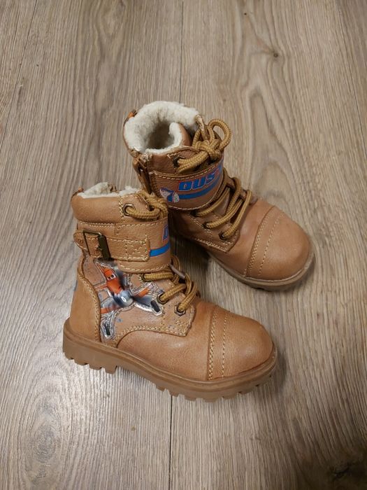 Buty 23 zimowe 14,5 cm wkładka Dusty samoloty trapery botki