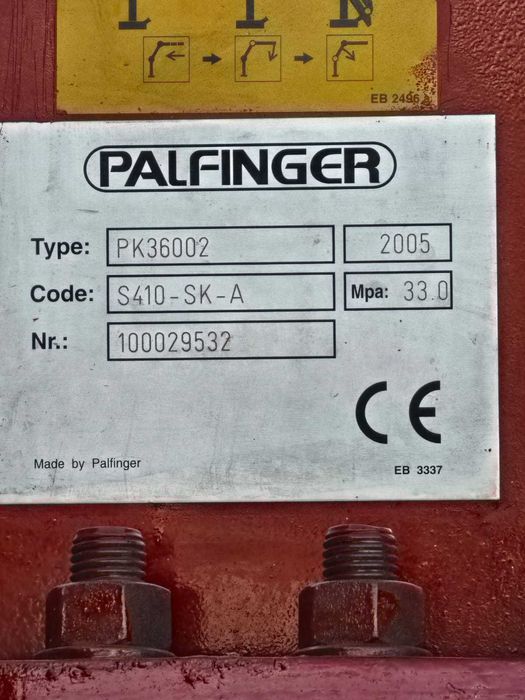 DAF XF 430 + Grua Palfinger PK 36002 Performance