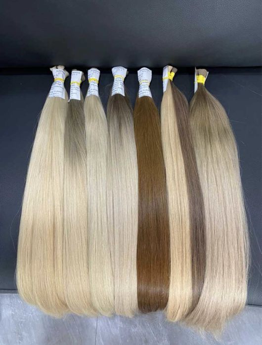 Волосы блонд, волосы натуральные для наращивания, славянка блонд