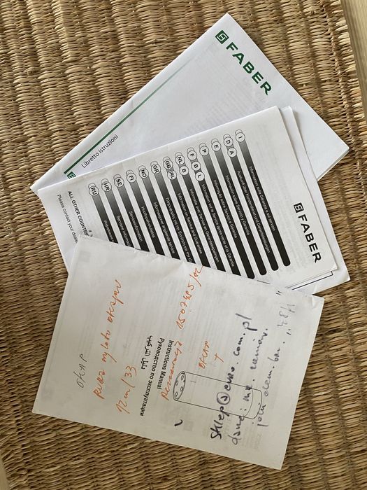 okap wyspowy Cilindra Isola Faber