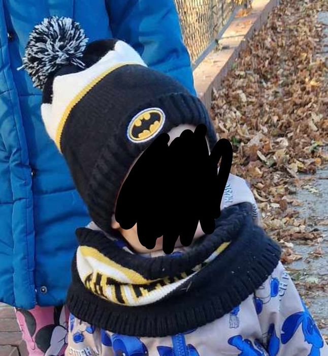 Komplet czapka + komin