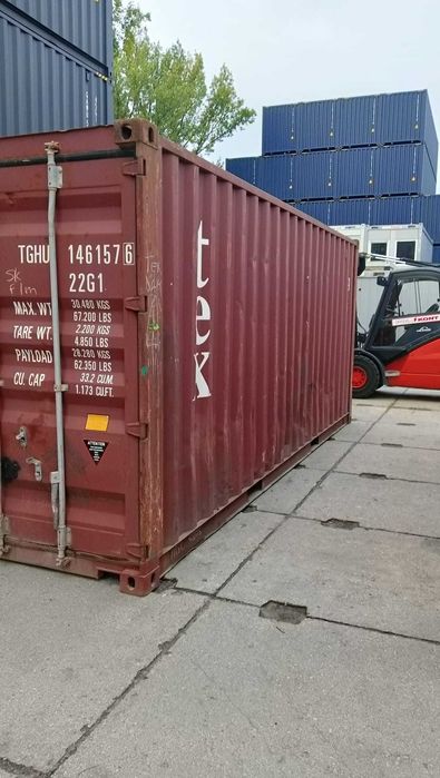 Sprzedam kontener morski używany 20'DV,6 metrowy-EP