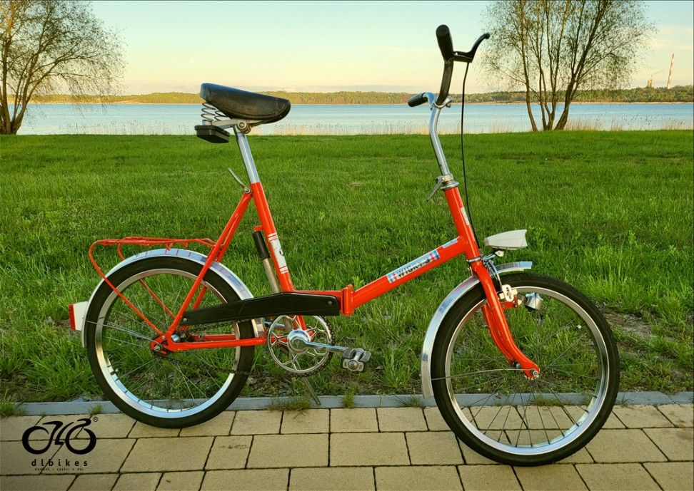 Plakat A3 Romet Wigry 3 czerwony składak PRL Piotrków Trybunalski • OLX.pl