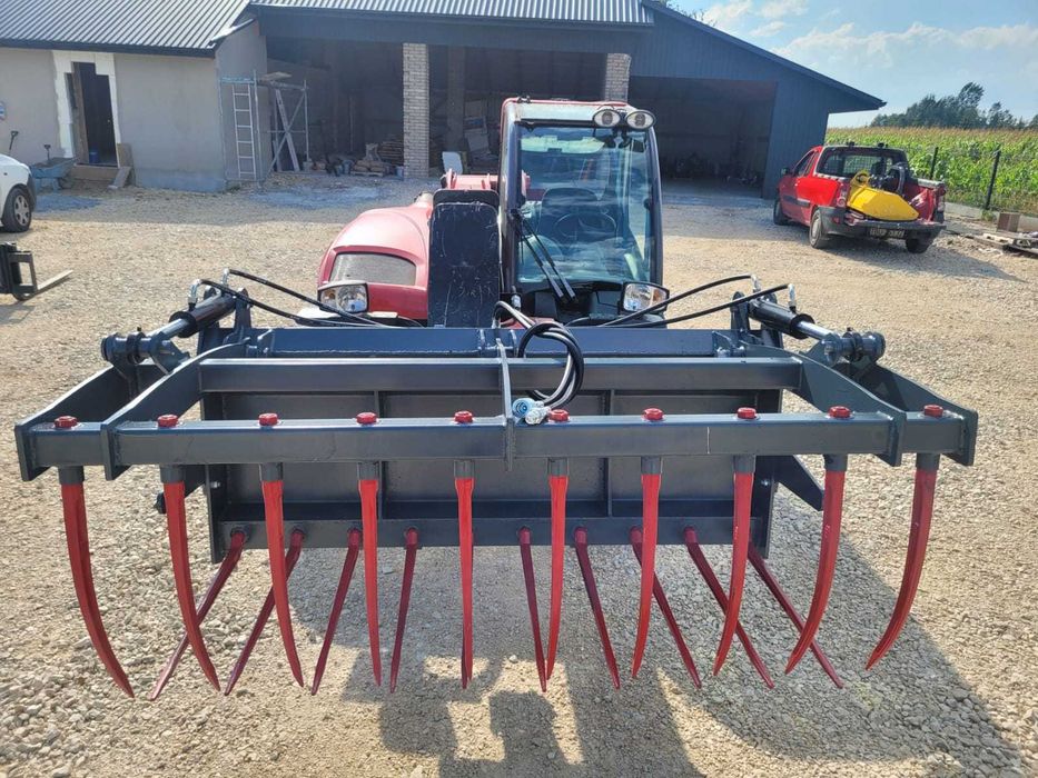 Krokodyl/ Łyżko-krokodyl do ładowarki teleskopowej/ tura ciągnika/ Szufla do Manitou JCB Merlo CAT 2,4m 2,2m 2,0m- Dowóz