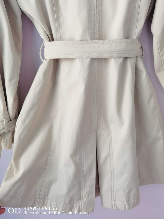 Płaszcz, trencz beżowy Monnari rozmiar 36/38  S/M