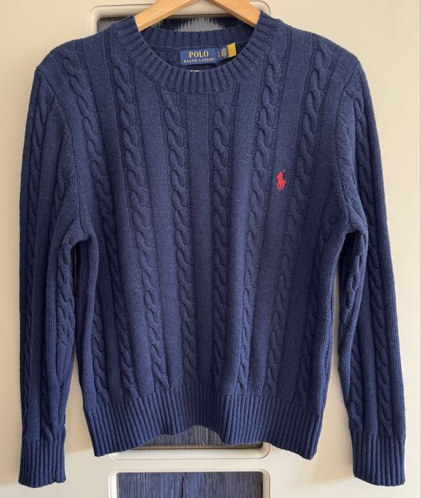 Светр polo ralph lauren, S, синій