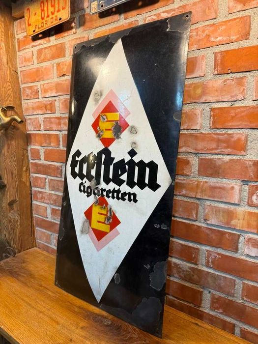 Szyld emaliowany, 1926 rok, reklama blacha, antyk.