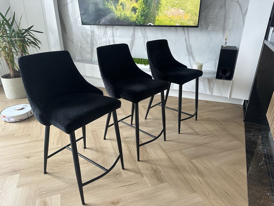 Zestaw 3 krzeseł do wyspy